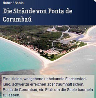 Strände von Ponta de Corumbau