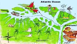 Ilha do Cajú_map
